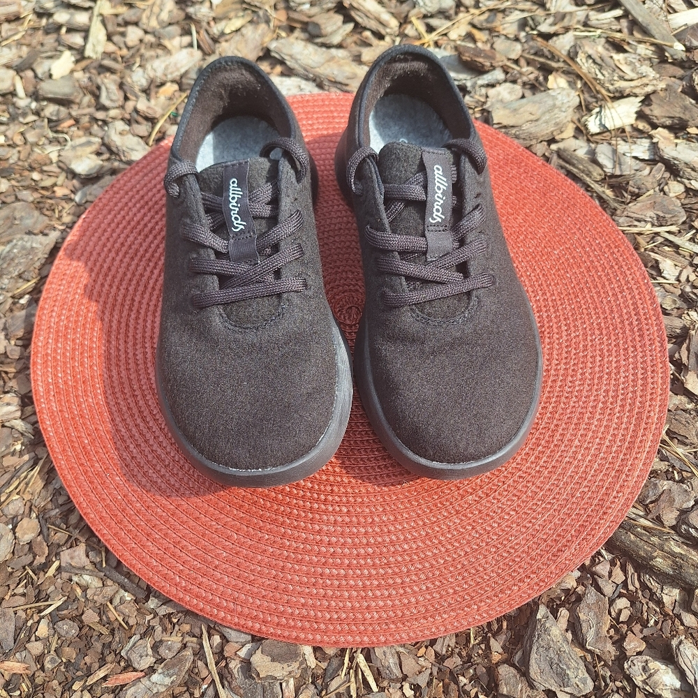 Allbirds Women's Black/Brown Merino Wool Sneakers